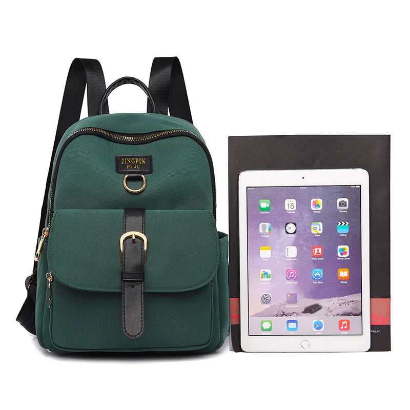 Nylon Cloth Backpack Multifunctional Shoulder Bag Large Capacity