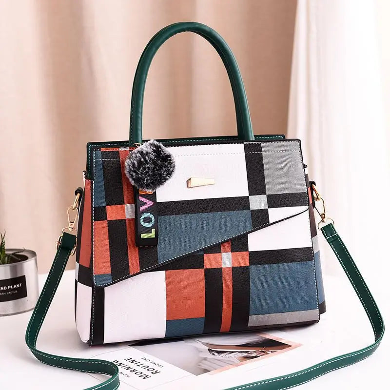 Women's Shoulder Bag PU Leather Big Bag Handbag