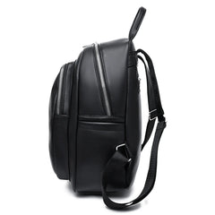 Retro PU Leather Women's Backpack with Large Capacity