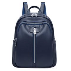 Retro PU Leather Women's Backpack with Large Capacity