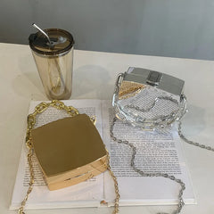 Mini Box Party Evening Clutch Bag for Women