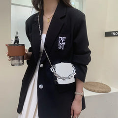 Mini Box Party Evening Clutch Bag for Women