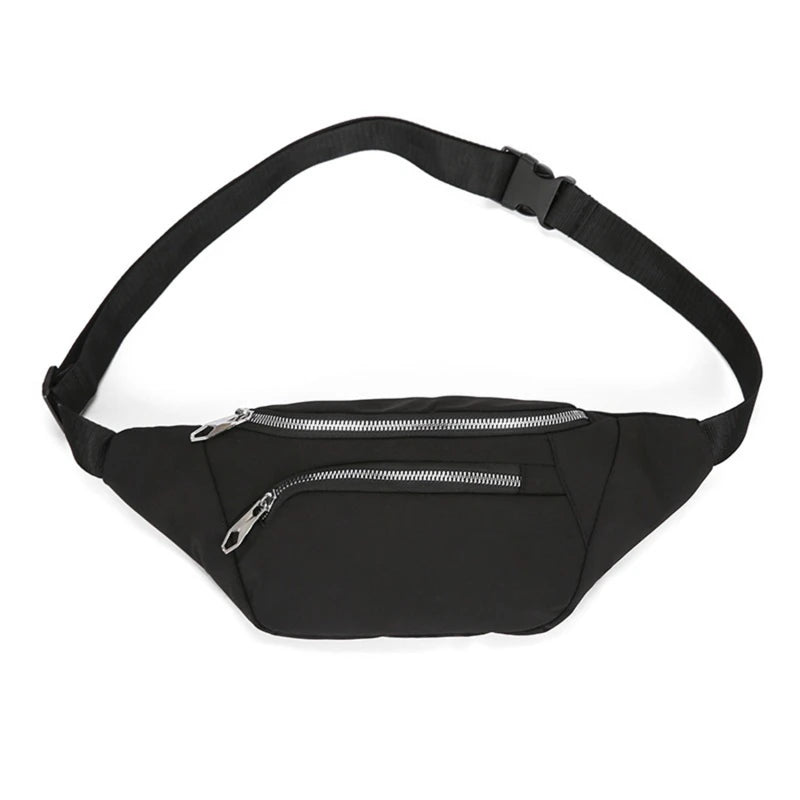 Unisex Geometric Waist Bag Laser Phone Pouch Fanny Pack