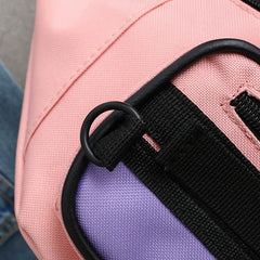 Women's Canvas Messenger Bag Solid Chest Bag