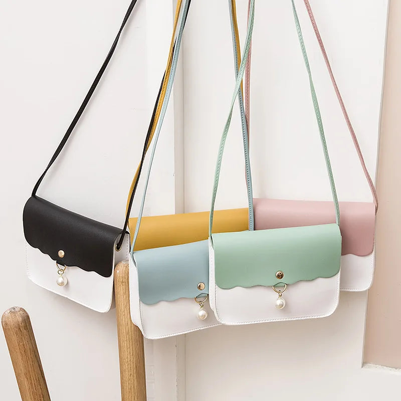 2022 PU Leather Crossbody Bag for Women Shoulder Messenger Bag Lady Pendant Pear
