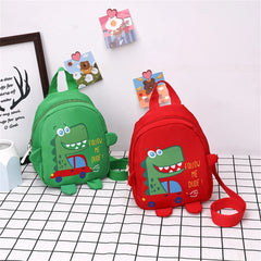 Dinosaur Kids School Backpack, Boys Girls Kindergarten Bag
