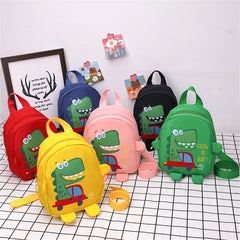 Dinosaur Kids School Backpack, Boys Girls Kindergarten Bag