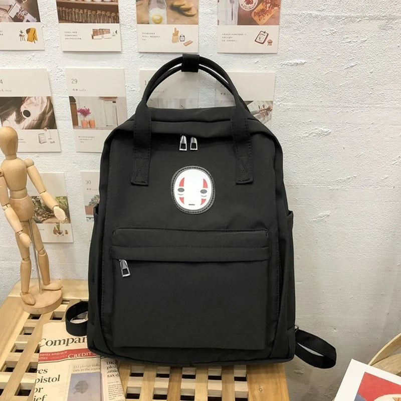 Nylon School Bags for Girls Women Laptop Backpacks