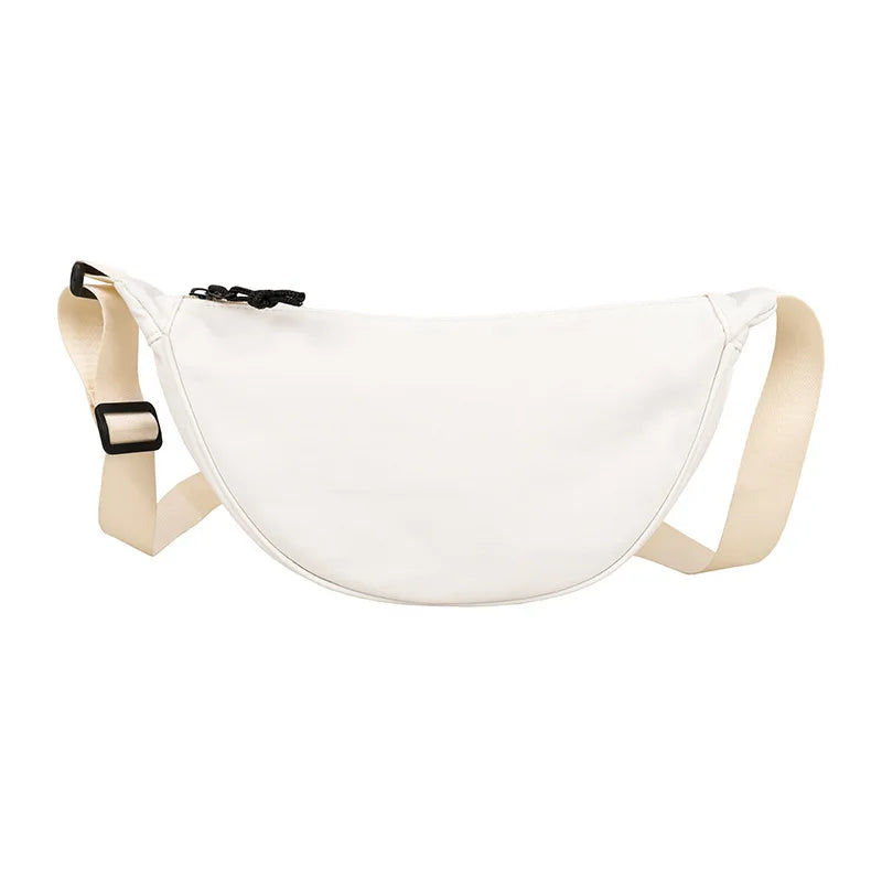 2022 Retro Solid Chest Bag Women's Messenger Bag Waist Bag Canvas Bag
