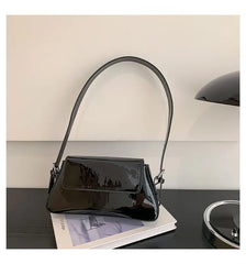 Silver Laser Women Armpit Bag Shoulder Bags