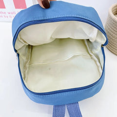 Cartoon Bear Canvas School Bags For Kids Kindergarten Children Backpacks