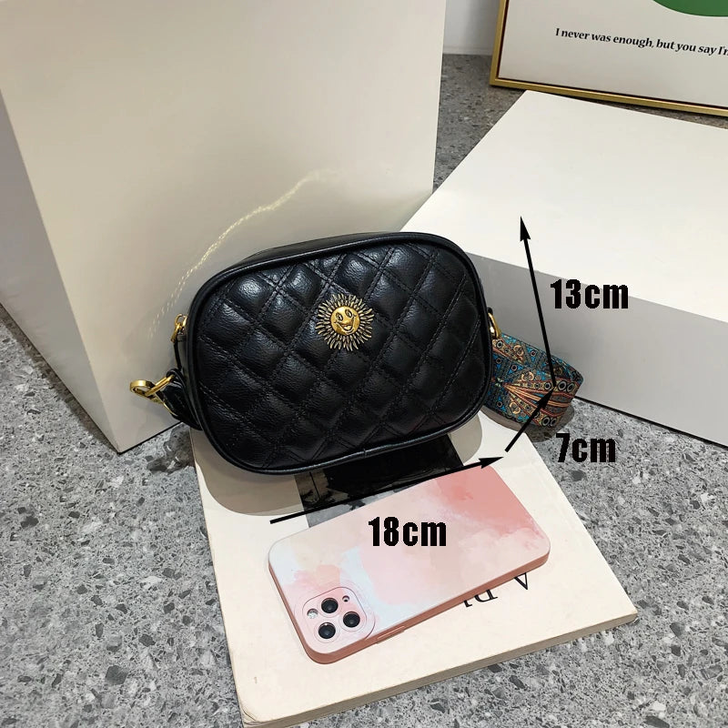 Retro Women Messenger Bag Small Shoulder Crossbody Bag
