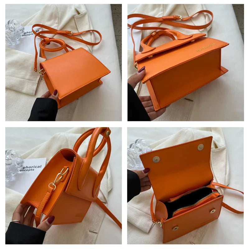 Classic PU Leather Ladies Shoulder Tote Bag Handbag Women Bag