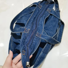Denim Shoulder Bags for Women Casual Jeans Handbags Large Shopping Bags Tote