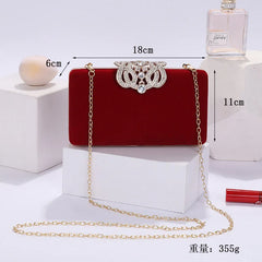 Crystal Evening Clutch Wedding Party Shoulder Bag Purse