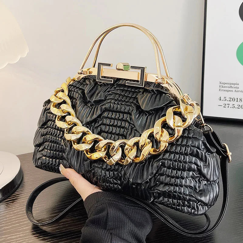 Pink Green Shoulder Bags Chain Crossbody Bags Totes