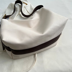 Casual Tote Women Leather Shoulder Bag with Large Pockets