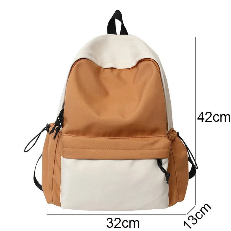 Nylon College Backpack for Men and Women