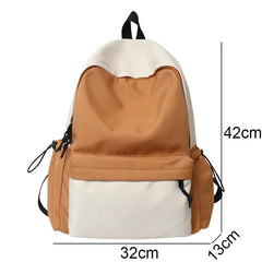 Nylon College Backpack for Men and Women