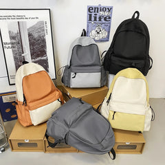 Nylon College Backpack for Men and Women