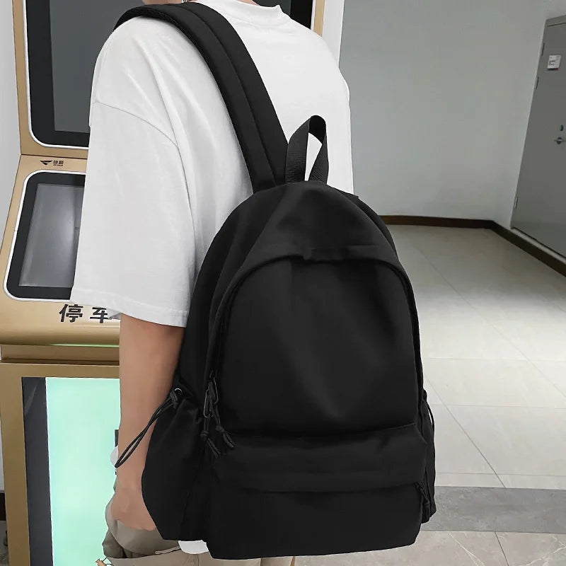 Nylon College Backpack for Men and Women