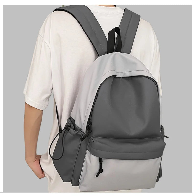 Nylon College Backpack for Men and Women