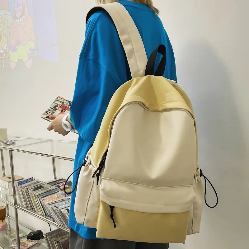 Nylon College Backpack for Men and Women