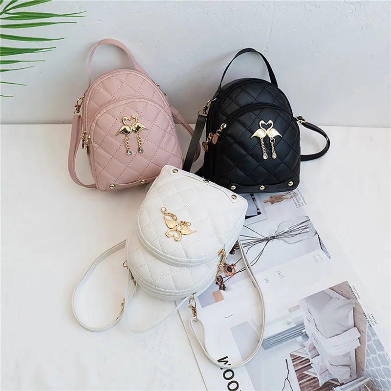 Mini Backpack Small Backless Shoulder Crossbody Bag