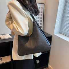 Women Solid Bucket Crossbody Bags Large PU Leather Shoulder Handbags