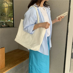 Summer Tote Handbag PU Leather Lady Shoulder Bags