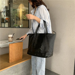 Summer Tote Handbag PU Leather Lady Shoulder Bags