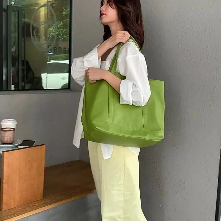 Summer Tote Handbag PU Leather Lady Shoulder Bags