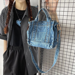 Denim Jeans Bags Girl Totes High Street Hardware Tote Women's Y2K