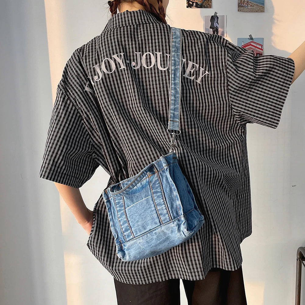 Denim Jeans Bags Girl Totes High Street Hardware Tote Women's Y2K