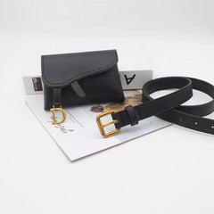 PU Leather Fanny Bag for Phone Pouch Waist Pack