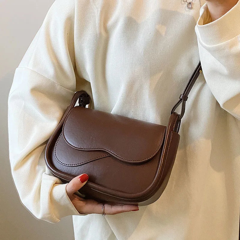 Women Shoulder Crossbody Bags PU Leather Big Space Large Capacity