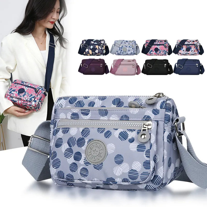 Waterproof Nylon Crossbody Bag Handbag