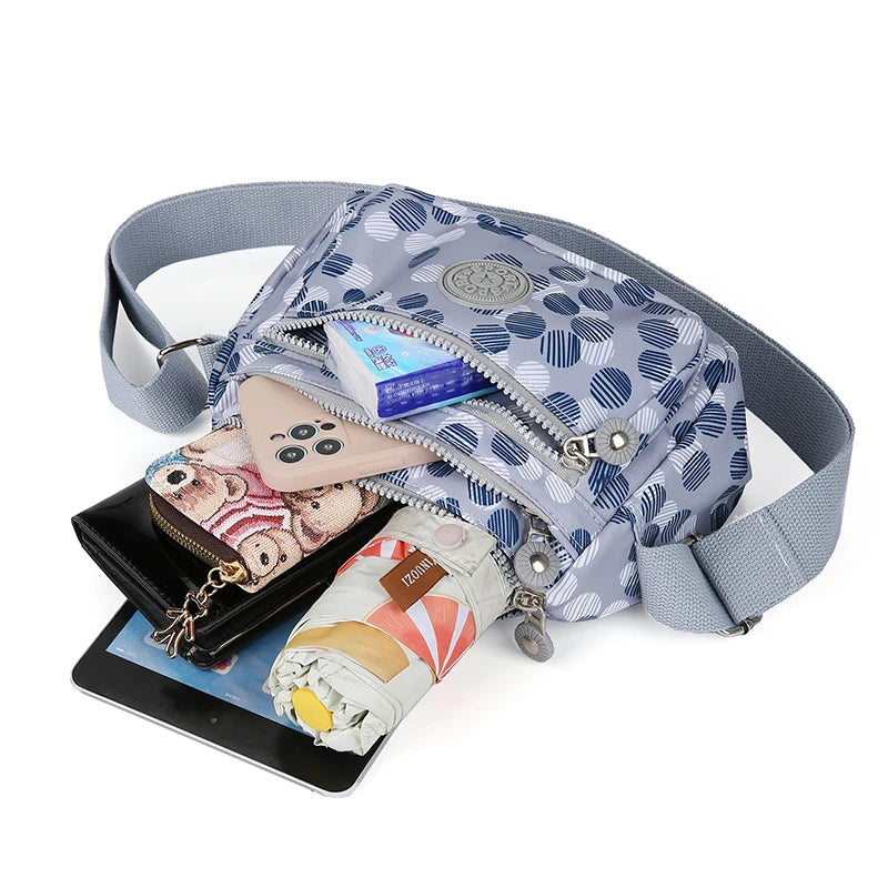 Waterproof Nylon Crossbody Bag Handbag