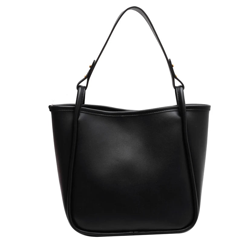 Fashionable Female Shoulder Bags Daily Casual Multi-function PU Leather