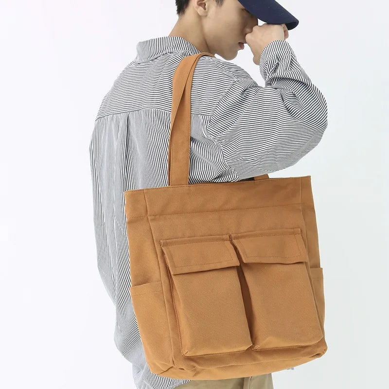 Canvas Teenager Shoulder Bag Women's Messenger Bag