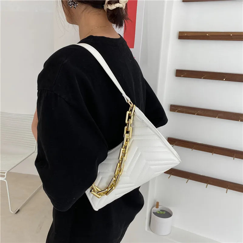 Women's Rhombus Chain Handbag Shoulder Bag Satchel