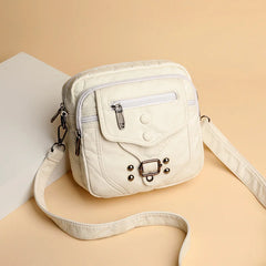 Small Leather Crossbody Handbag for Ladies
