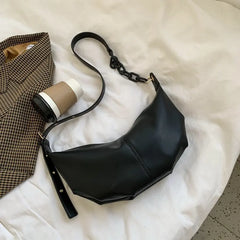 Vintage Soft Leather Crossbody Bags for Women with Chains Shoulder Strap