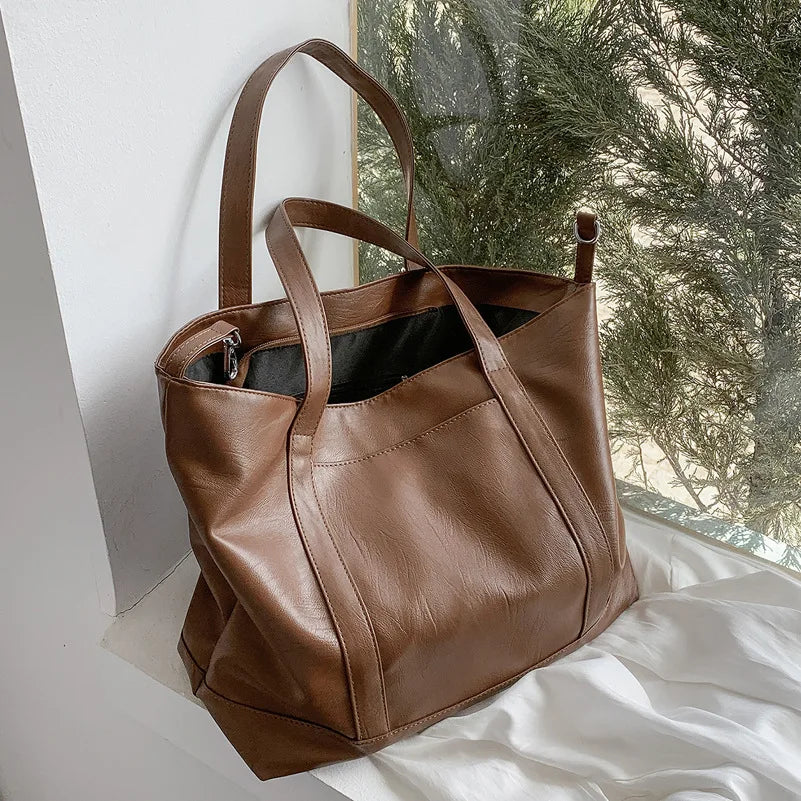 High-capacity Female Shoulder Bag Net Red Tote Bag