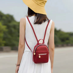 Hot Leisure Zipper Shoulder Bag Knapsack Mini Female School Backpack