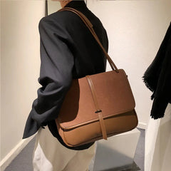 Vintage Nubuck PU Leather Square Messenger Bag Handbags and Purses
