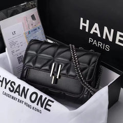 Leather Chain Crossbody Shoulder Bag for Women
