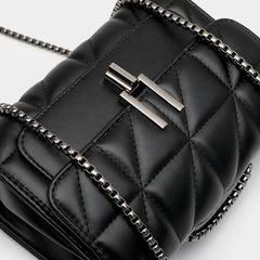 Leather Chain Crossbody Shoulder Bag for Women