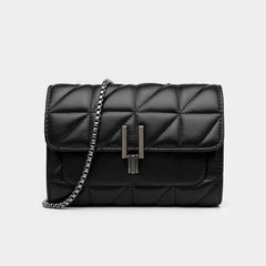 Leather Chain Crossbody Shoulder Bag for Women
