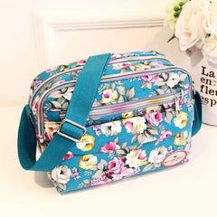 Floral Multicolor Printed Canvas Messenger Bag